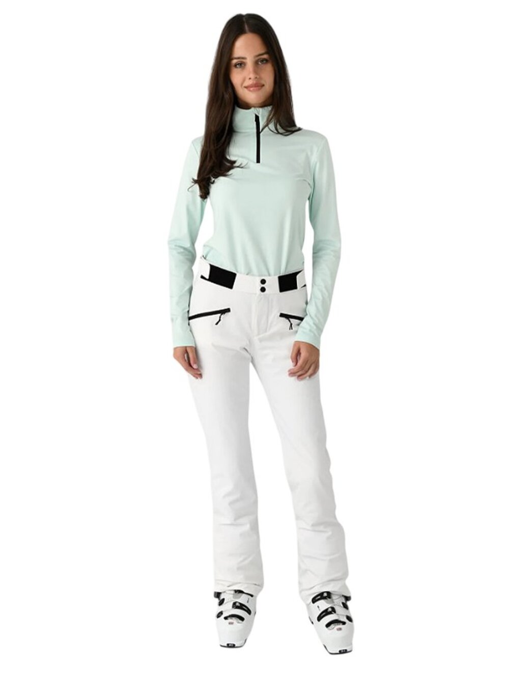 New Bogner Fire & Ice Nessa Ski Pants! Off White  DWR Waterproof  Seam Sealed